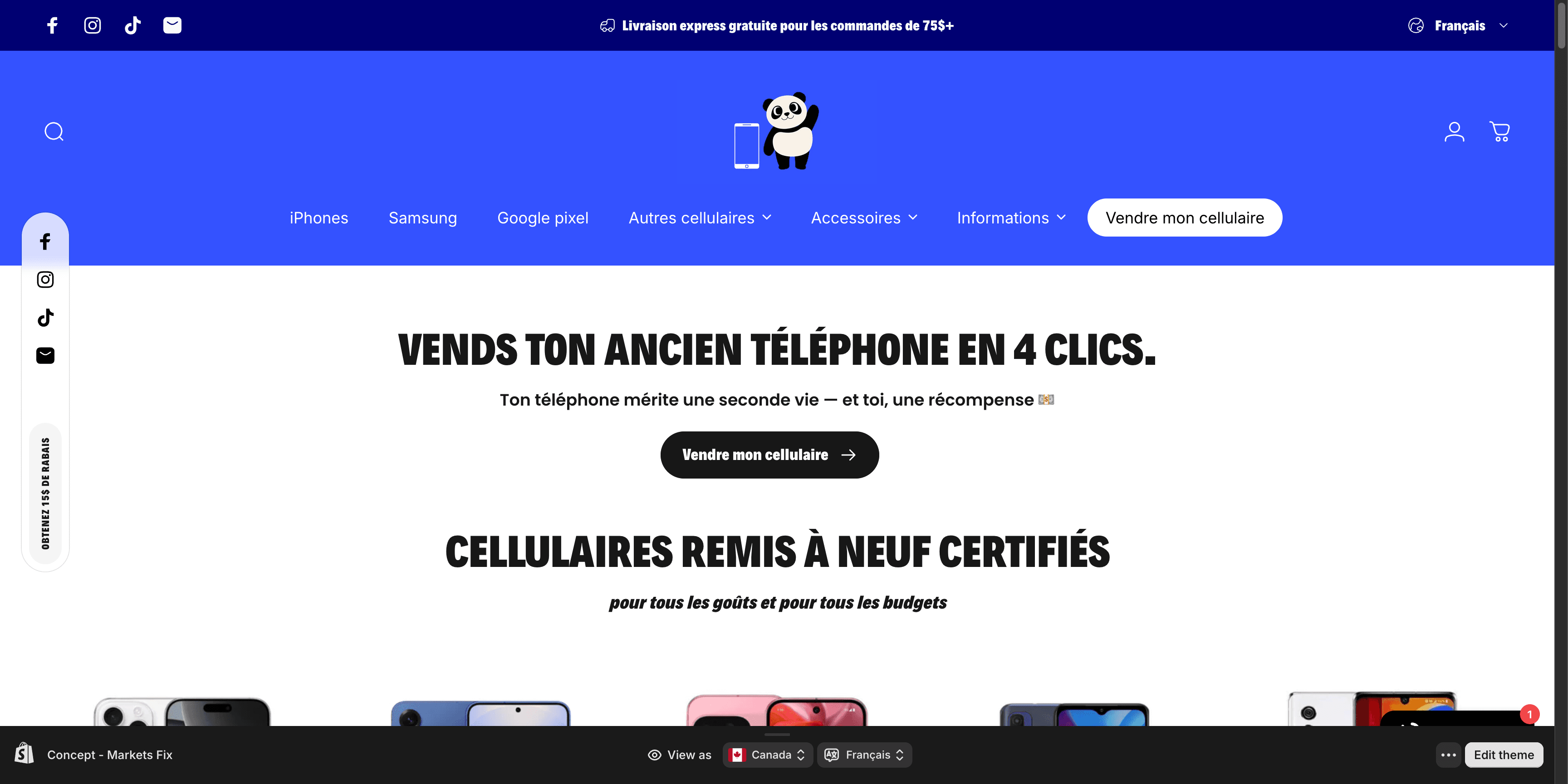 Achete ton cell